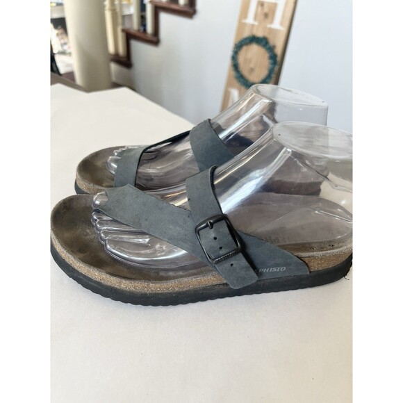 Mephisto Shoes - Mephisto Helen Sandals, women's size 38 7.5 $200 pewter/grey - great condition!